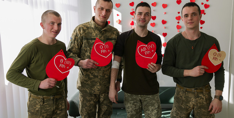 Військові взяли участь у донорській акції «Ти можеш врятувати чиєсь життя»